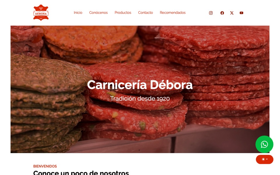 Portada de Carnicería Débora