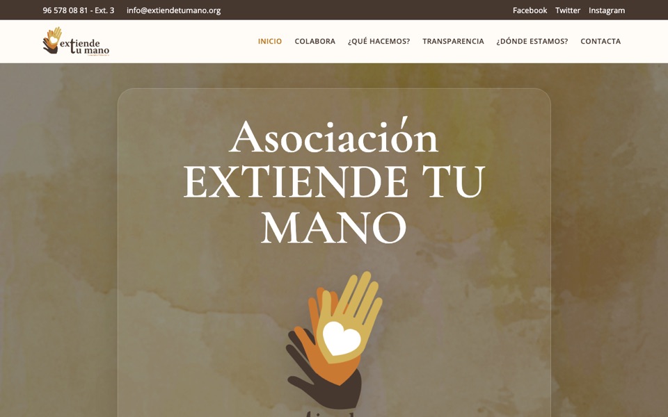 Portada de Extiende tu Mano