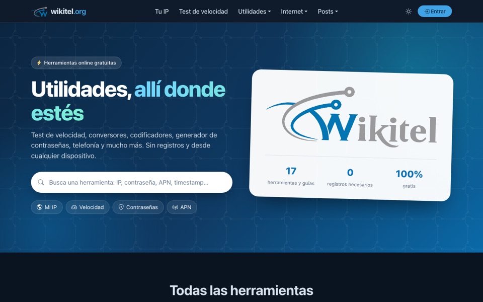 Portada de Wikitel